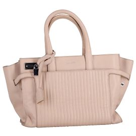 Zadig & Voltaire Cabas Candide Medium en Cuir Crème Blanc Écru