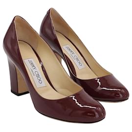 Jimmy Choo-Jimmy Choo Billie Pumps in Red Patent Leather-Red