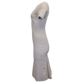 Max Mara-Max Mara, figurbetontes Kleid aus grauer Viskose-Grau
