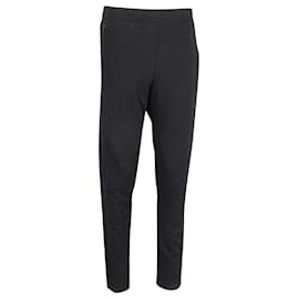 Balenciaga-Pantalones de chándal ajustados de punto en poliamida negra de Balenciaga-Negro
