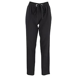 Gucci-Pantaloni con coulisse Gucci in triacetato nero-Nero