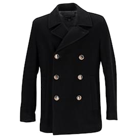 Marc by Marc Jacobs-Cappotto Petto Foderato Marc by Marc Jacobs in Lana Nera-Nero