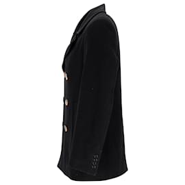 Marc by Marc Jacobs-Cappotto Petto Foderato Marc by Marc Jacobs in Lana Nera-Nero