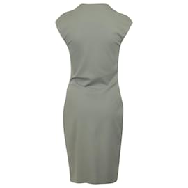 Joseph-Joseph Asymmetrical Neckline Sleeveless Dress in Grey Viscose-Grey