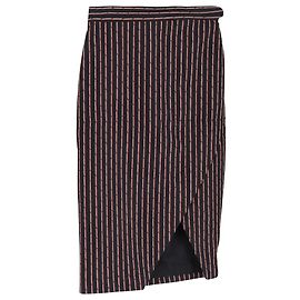 Altuzarra Jupe crayon rayée Altuzzara en coton multicolore Autre Imprimé python