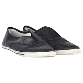 Marc Jacobs-Sneakers Slip On Marc by Marc Jacobs in pelle nera-Nero