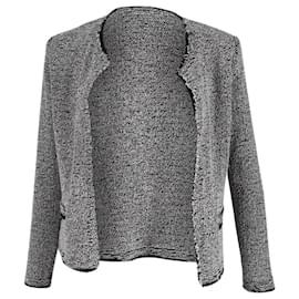 Iro-Iro Tweed Jacket in Black Cotton-Other