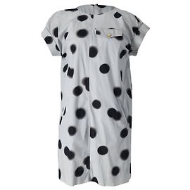 Marc by Marc Jacobs Minivestido de bolinhas Marc Jacobs em algodão azul claro Azul Azul claro