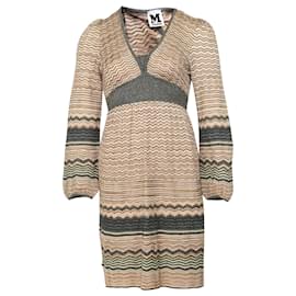 Missoni-Missoni Chevron Knitted Dress in Multicolor Viscose-Other,Python print