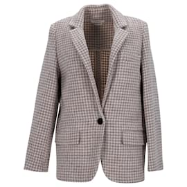 Isabel Marant Etoile-Isabel Marant Charly Jacket in Cream Virgin Wool-White,Cream