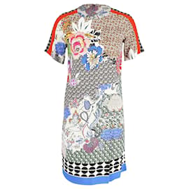Etro-Etro Printed Knee Length Dress in Multicolor Viscose-Other,Python print
