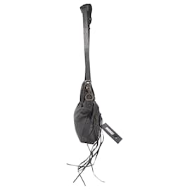 Balenciaga-Balenciaga Gris Fossile City Bag in Grey Leather-Grey
