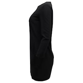 The row-Theory Mini Dress in Black 2-Black