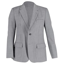 Maison Martin Margiela-Maison Margiela Two-Button Jacket in Light Grey Wool Blend-Grey