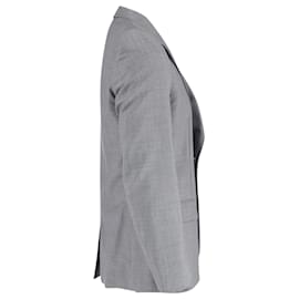 Maison Martin Margiela-Maison Margiela Two-Button Jacket in Light Grey Wool Blend-Grey