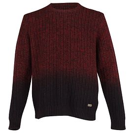 Burberry Pull en grosse maille en laine multicolore Multicolore