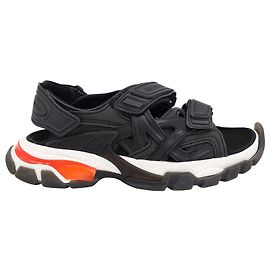 Sandali Balenciaga Track in poliuretano nero Nero