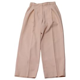 Sandro-Sandro Paris Suit Pants in Peach Cotton-Peach