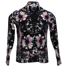 Camisa Dries Van Noten Tie-Dye de algodón multicolor Otro Impresión de pitón
