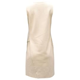 Diane Von Furstenberg-Diane Von Furstenberg Asymmetrisches Kleid aus weißer Viskose-Weiß