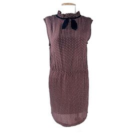 Vestido Ganni La Motte de viscose Multicor