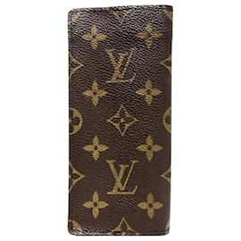 Louis Vuitton-Louis Vuitton Etui à lunettes-Marrom