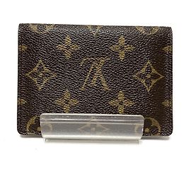 Louis Vuitton Porte carte pince Brown