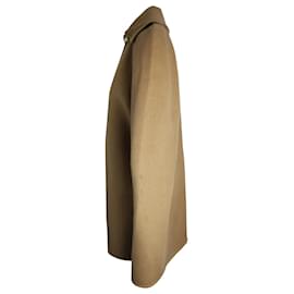 Michael Kors-Michael Kors Cape Coat in Brown Wool-Brown
