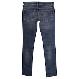 Isabel Marant-Isabel Marant Slim Fit Jeans aus blauem Baumwolldenim-Blau