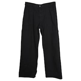 Loewe-Loewe Fishermen Jeans in Black Cotton-Black