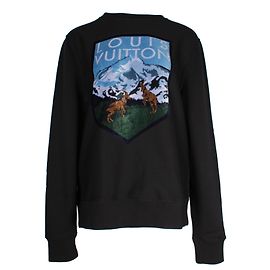 Louis Vuitton National Park Sweatshirt in Black Cotton Other