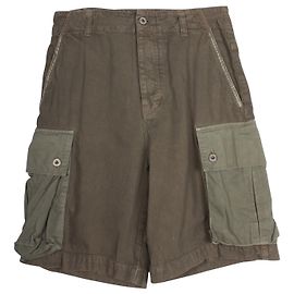 Shorts cargo Loewe de algodón caqui Verde Caqui