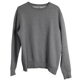 Acne Studios Sweat Corben en Coton Gris Gris