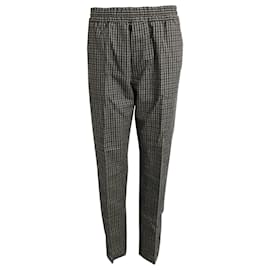 Acne-Acne Studios Boston Check Trousers in Multicolor Wool-Other,Python print