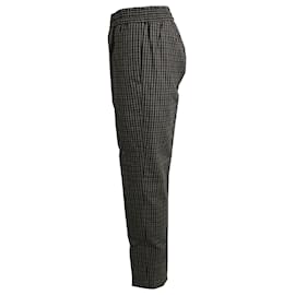 Acne-Acne Studios Boston Check Trousers in Multicolor Wool-Other,Python print