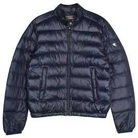 Prada Classic Down Jacket in Navy Nylon Blue Navy blue