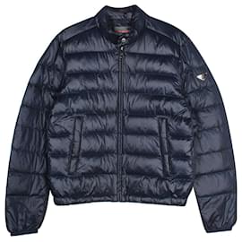 Prada-Prada Classic Down Jacket in Navy Nylon-Blue,Navy blue