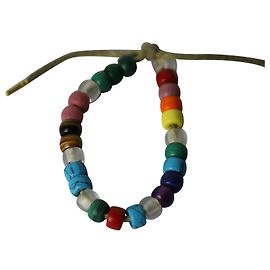 Carolina Bucci Forte Rainbow Bracelet in Multicolored Stone Beads Multiple colors