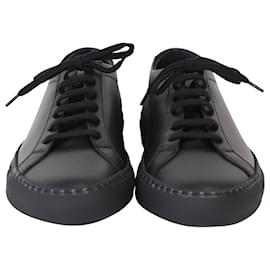 Autre Marque-Common Projects Original Achilles Sneakers in Black Leather-Black