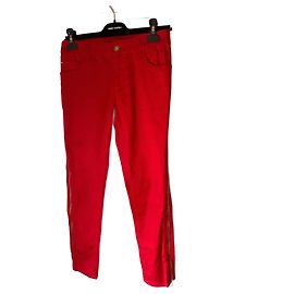 Louis Vuitton Cruise Hose Rot Baumwolle Rot