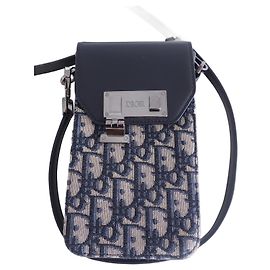 Borsa a tracolla Dior da uomo Nero Blu