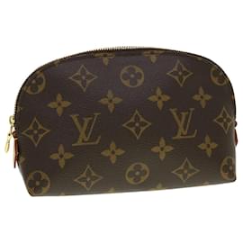 Louis Vuitton-LOUIS VUITTON Pochette cosmétique monogramme PM Pochette M47515 Auth LV 40845A-Monogramme