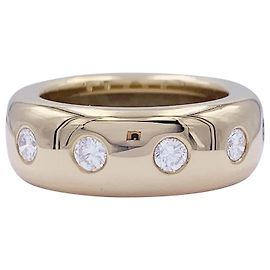 Anello Dinh Van, Oro giallo e diamanti. Altro