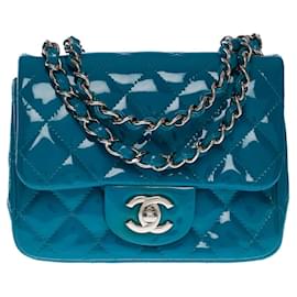 Chanel-Sac Chanel Timeless/Classic in Blue Leather - 101213-Blue