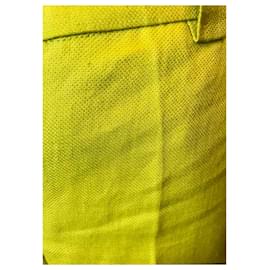 Hod-Linen bermuda shorts Hod-Olive green