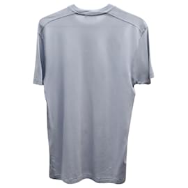 Tom Ford-Tom Ford Kurzarm-T-Shirt aus hellblauer Baumwolle-Blau,Hellblau