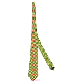 Ermenegildo Zegna-Ermenegildo Zegna Orange Flowers Tie in Orange Silk-Orange