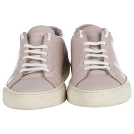 Autre Marque-Common Projects Achilles Leather Sneakers in Light Pink Leather-Pink