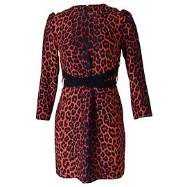 Robe imprimée Victoria Beckham en polyester imprimé animal Autre Imprimé python