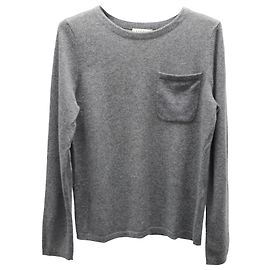 Jersey con bolsillo Sandro Paris de cachemira gris Gris